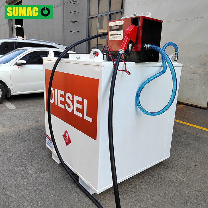 Sumac Custom 1000L Automatic Fuel Tank Gauge Portable Fuel Station for Fuel Gasoline Station