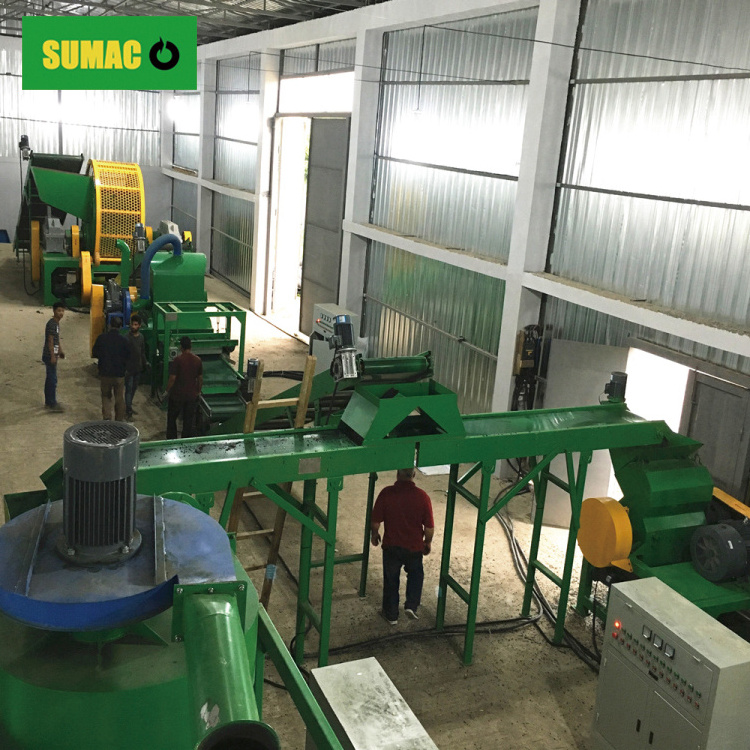 High Efficiency Waste Car Tire Recycling Machine To Make Rubber Powder Price