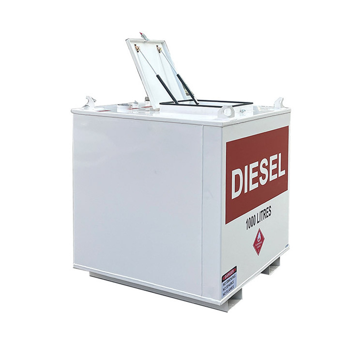 Customized double wall 1000 liter self bunded diesel fuel tank transfer storage gasoline diesel tank