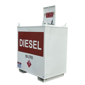 Customized double wall 500 liter self bunded diesel fuel transfer storage tank