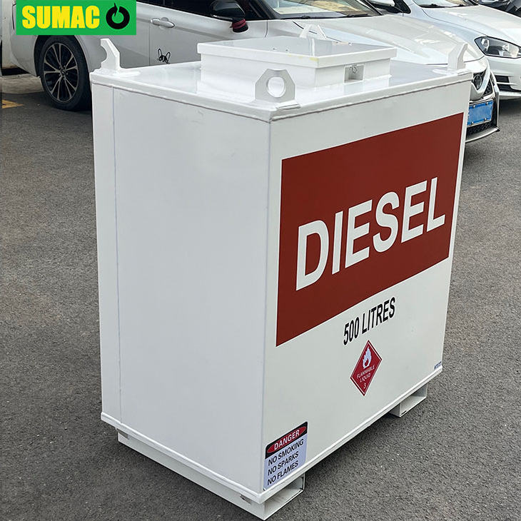 Customized double wall 500 liter self bunded diesel fuel transfer storage tank