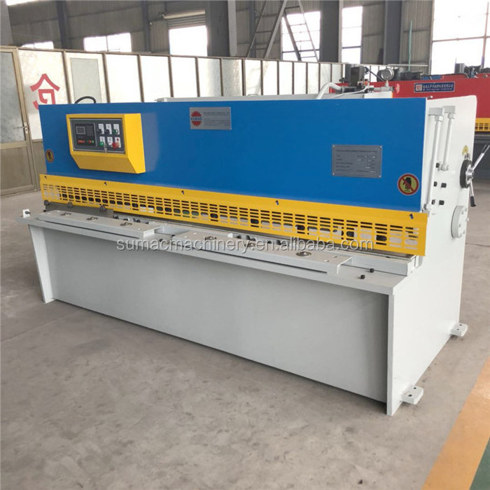 QC12Y series hydraulic swing beam shearing plate cutting machine