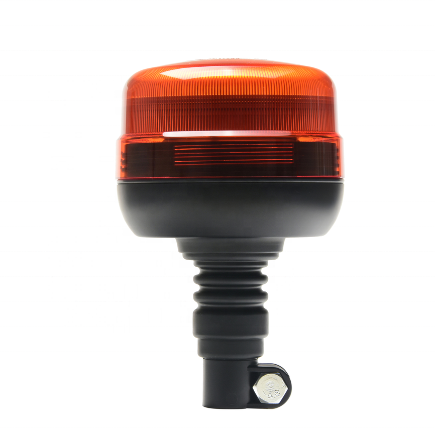 12v 24V Rotating Led Safety Lighting Rotary Warning Beacon Light For Heavy Duty Farm Agriculture Mining Excavator Fire Truck