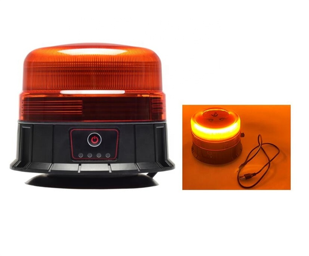 Rechargeable warning  Beacon Light ECE R65  magnet strobe  light