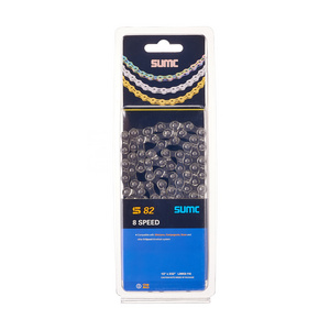 SUMC sx8 no hollow bicycle chain 116 116links Bicicleta Road Bicycle Chain 8 speed bike chain with magic buckle