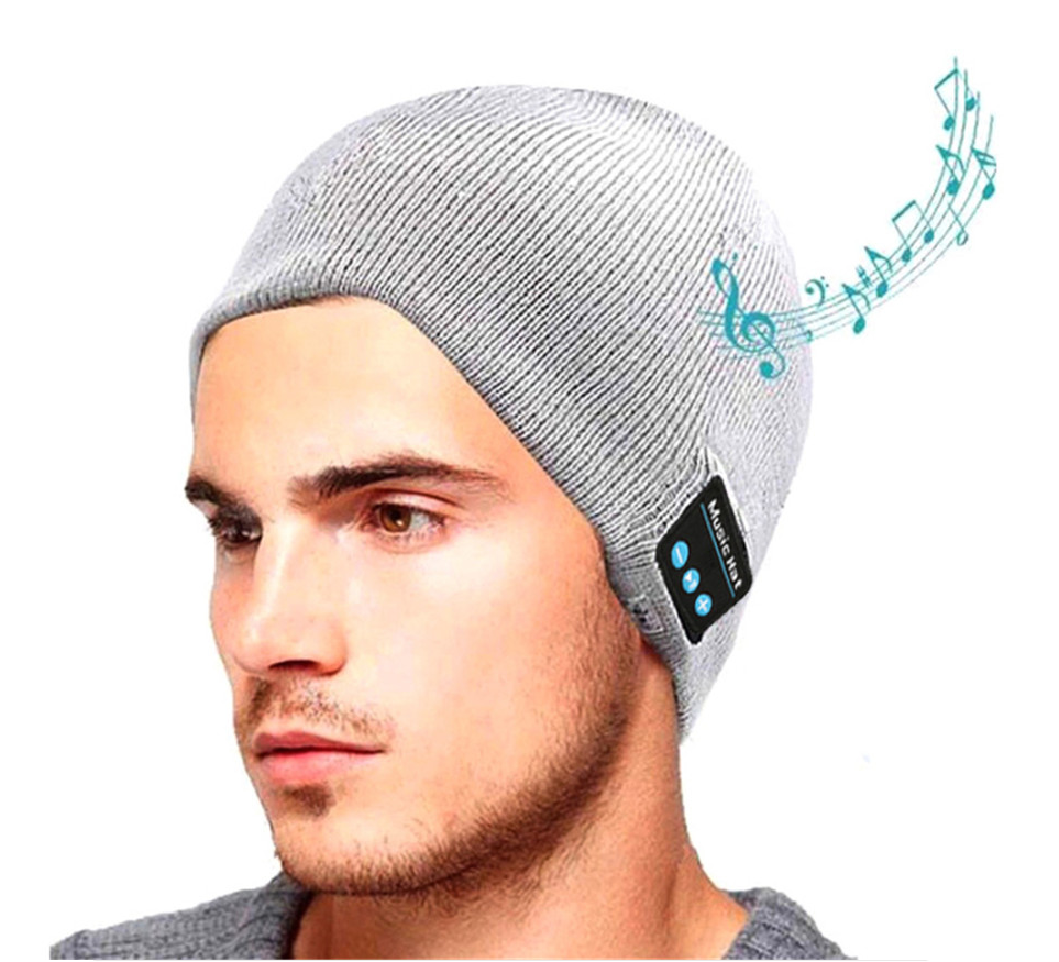 Outdoor Sports Newest Winter Knitted BT Beanie Hat with Headphone smart music hat from China