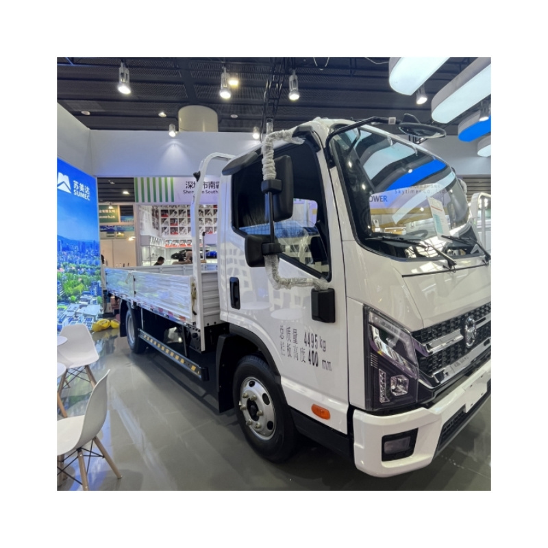 Sumec KAMA Low Price 4*2 box truck EV Cargo truck Vehicle 4 Wheel electric light truck for sale