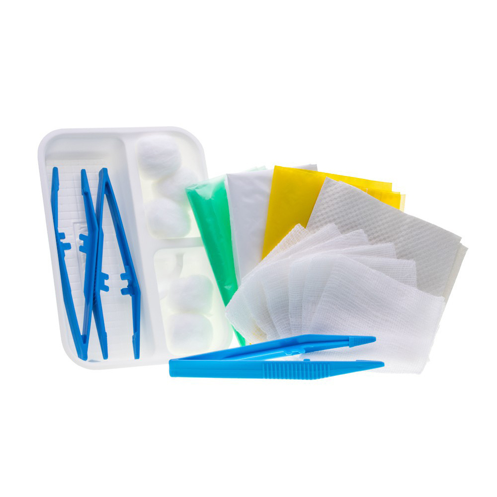 sterile dressing pack disposable dressing set wound dressing with cotton ball