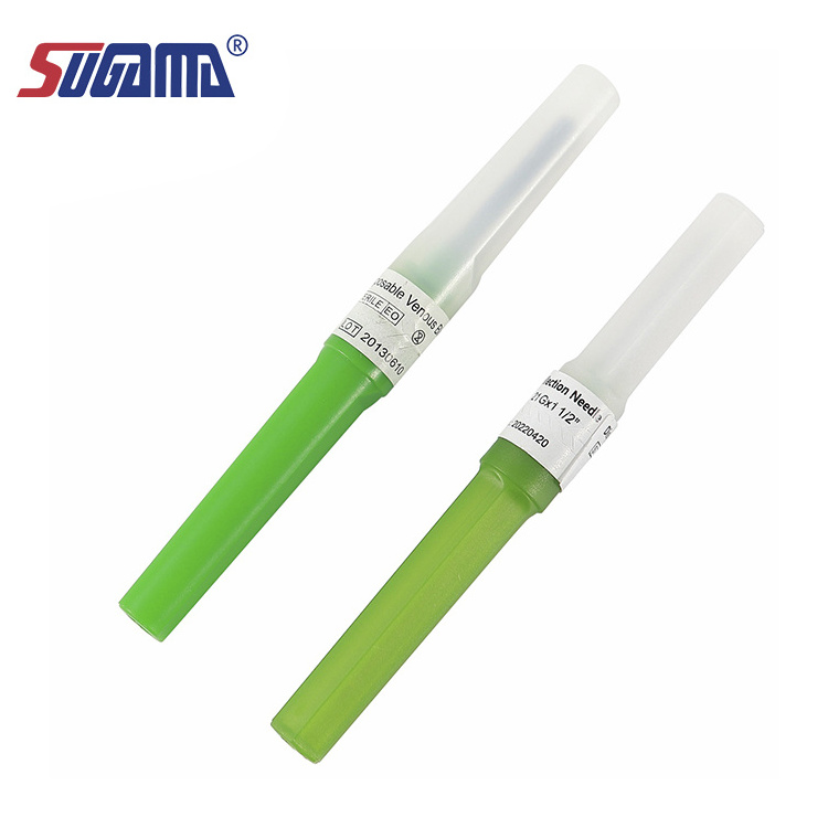 safety disposable 21g blood collection needle