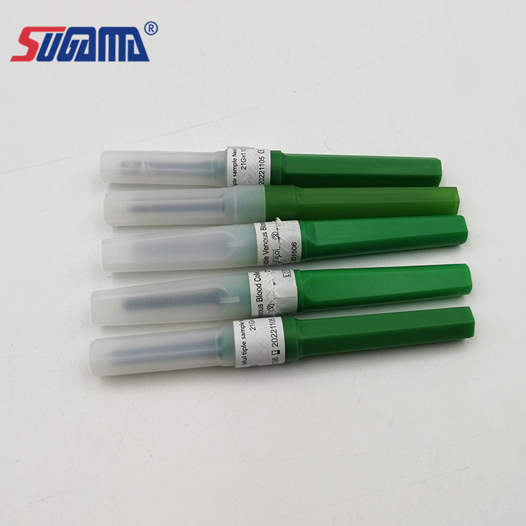 safety disposable 21g blood collection needle