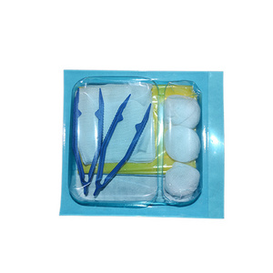 sterile dressing pack disposable dressing set wound dressing with cotton ball