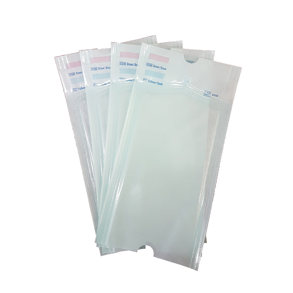 hot sale disposable dental autoclave self sealing sterilizing pouches dental dry heat