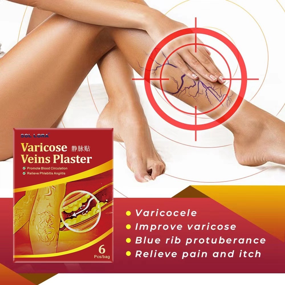 Vein plasters  Relieve Leg Repair Varicose Pain Earthworm Legs Bulging Vein Patch