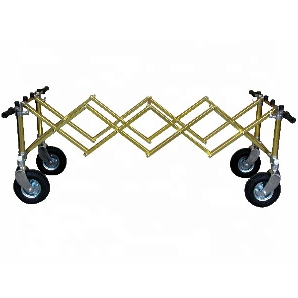 high quality mortuary coffin trolly XH-5C church truck funeral equipment Extendable Church Casket Trolley