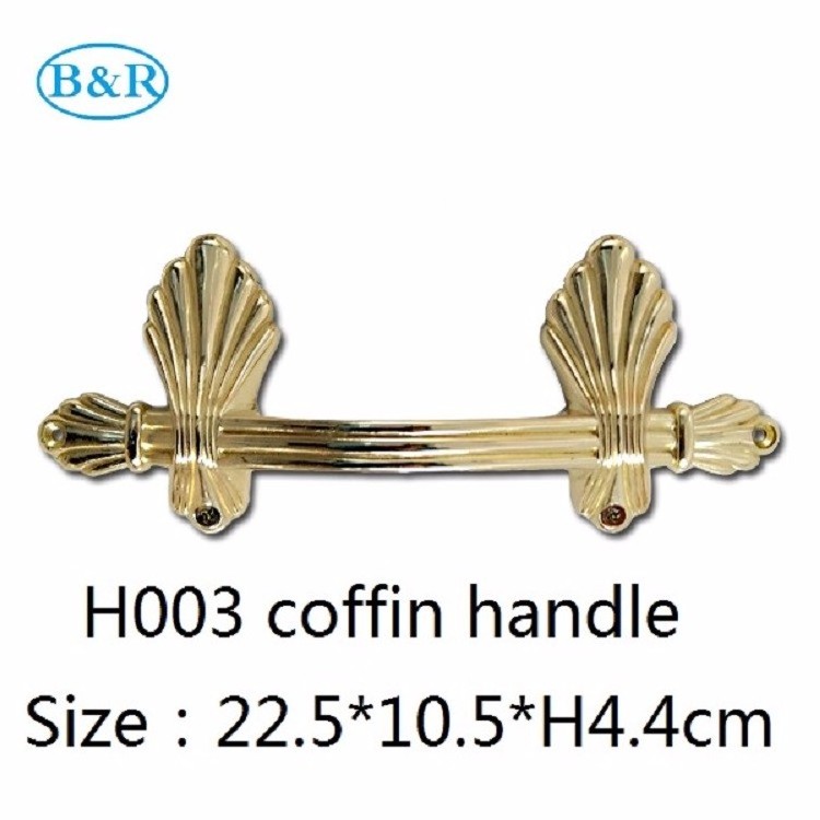 Zamak coffin handle LY-H003 coffin accessories in Funeral Supplier coffin decoration