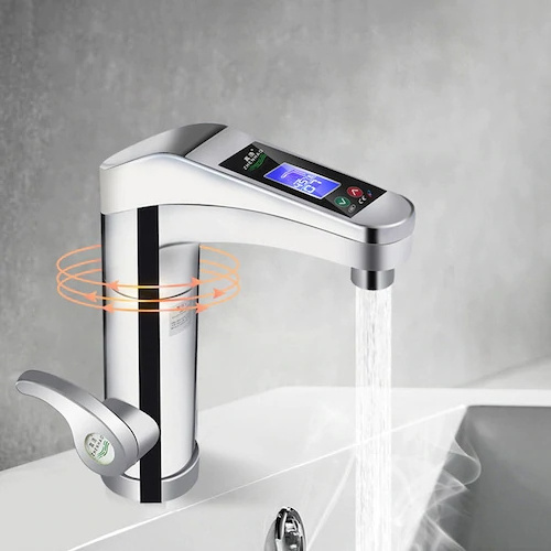 Instant Heating Digital Display Electric Heat Faucet Hot and Cold Water Dual Use Heater Faucet