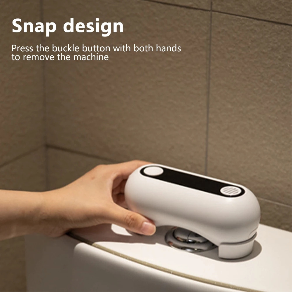 Touchless Toilet Flush Automatic Toilet Flush Button Intelligent Infrared Sensor Waterproof On-Touch Flush Switch Smart Home Kit