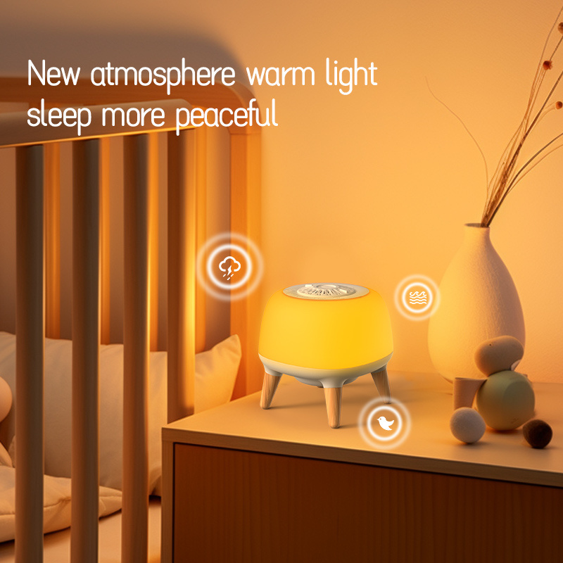 Ambient night light calming aromatherapy mosquito repellent lamp adult baby white noise sleeper audio