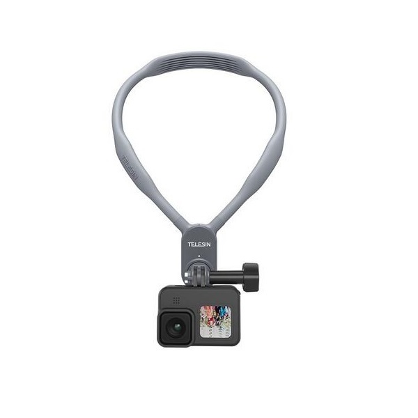 Silicon Neck Holder Hanging Mounting Bracket 360 Degree Phone Stand For Gopro11 10 9 8 7 6 5 Action 2 Insta360 Cellphone