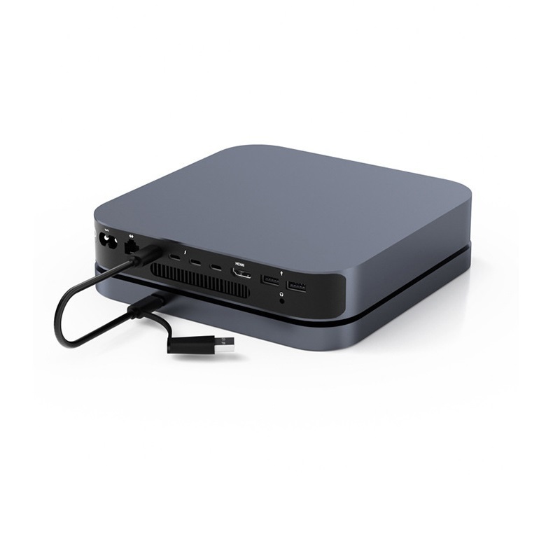 HDMI Docking station for Mac mini with M.2 dual hard SSD HDD