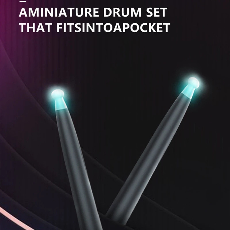 Somatosensory air drum set app tutorial music drum stick rock instrument bt speaker gift toy