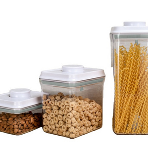 BPA Free Kitchen Pantry Dry Food Airtight Container Set With Lid. Indoor Food Storage Containers Set With Lock