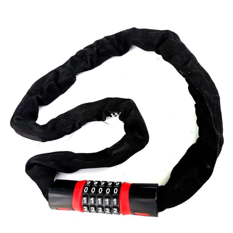 Anti-Theft Password Bike Chain Lock Mountain Bike Chain Lock Electric Motorcycle Lock