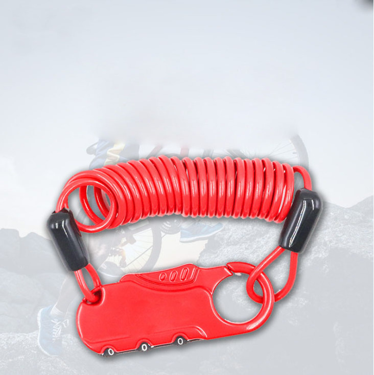 Steel Wire  Digital  Combination Password Padlock for chain lock Bicycle  SG0257