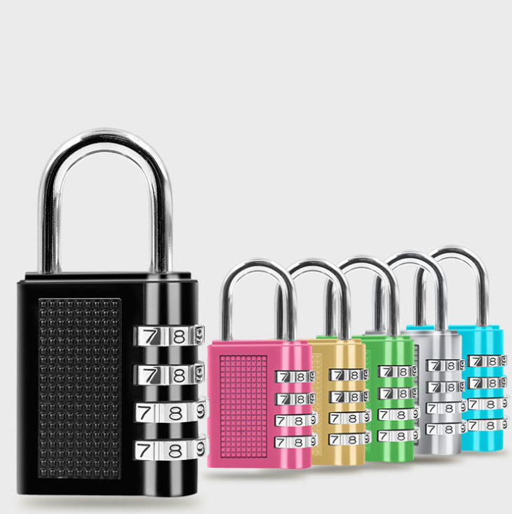 Large Size  Steel 4 Digital Combination Security Password Padlock for Door