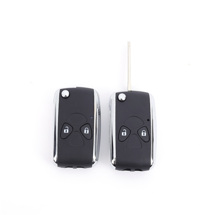 2 Button Folding Car Key Blank For Remote Control Flip Key Shell  Master Key