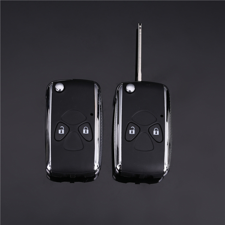 2 Button Folding Car Key Blank For Remote Control Flip Key Shell  Master Key