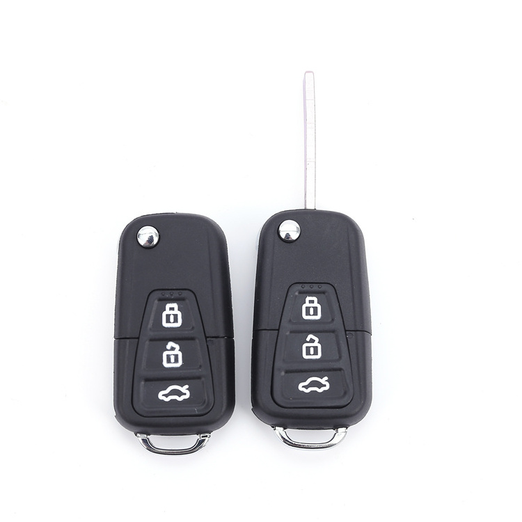 Wholesale Car Key Remote Car Key Blank With ABS 3 Buttons Folding Car Key