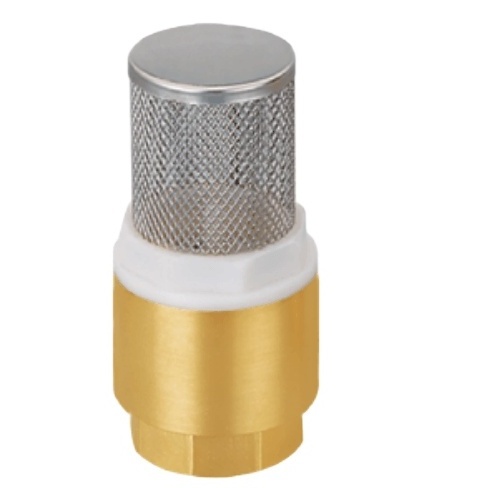 SU-H132 DN15 DN20 DN25 DN32 DN40 DN50 vertical one way water brass check valve with filter