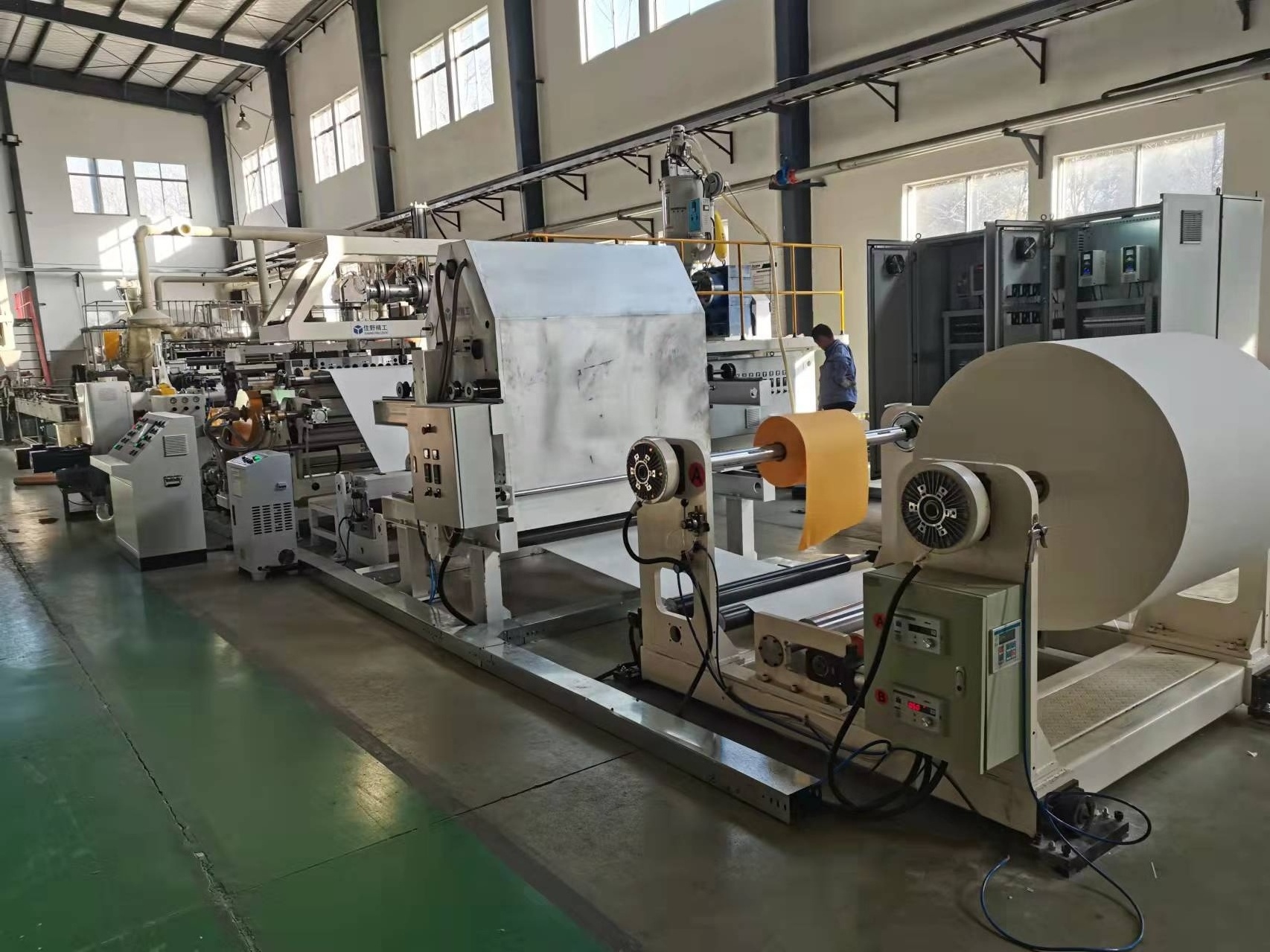 CE certifiedPlastic PP Polypropylene fibrillated yarn extrusion plant agriculture baler twine manufacturing making machine