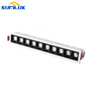 OEM service linear corner light 10W 20W 30W led ceiling office light 3000k 4000k living room recessed smd led spotlight