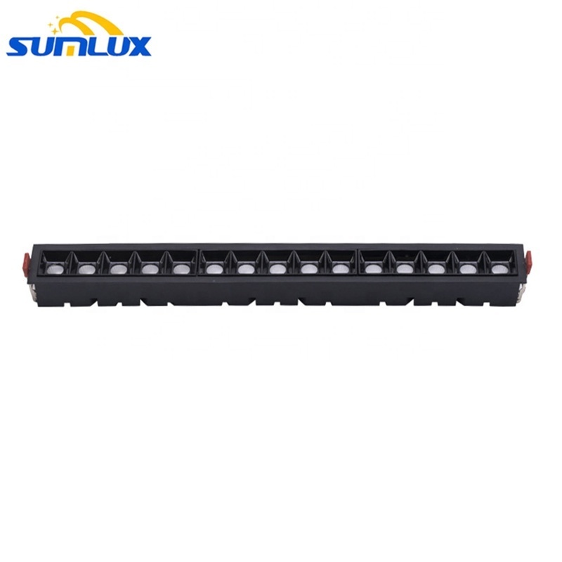 OEM service linear corner light 10W 20W 30W led ceiling office light 3000k 4000k living room recessed smd led spotlight