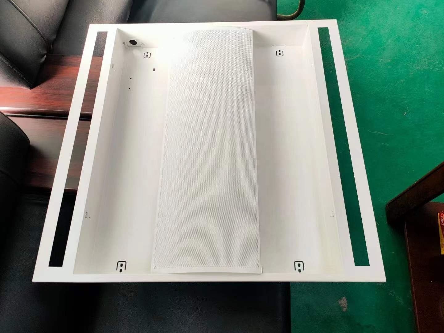 Made in china 2ft 4ft led air panel light ceiling troffer 600x600mm air slots 36w 50w led troffer fixture panel light