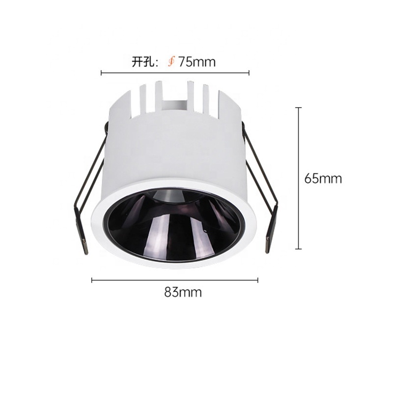 4 inch 6 inch recessed led downlight 3000k 6000k e27 smd downlight white color 18w 24w led downlight commercial lighting