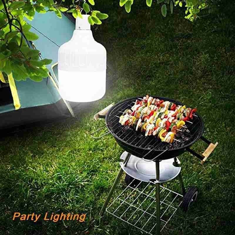 Hot Sale 50w Wireless Usb Camping Rechargeable Emergency Led  Light Bulb