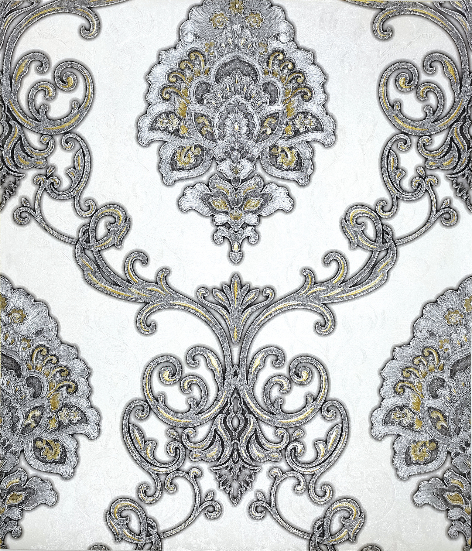 deep embossed wallpaper   Luxury  royal wallpaper  classic  floral wallpaper