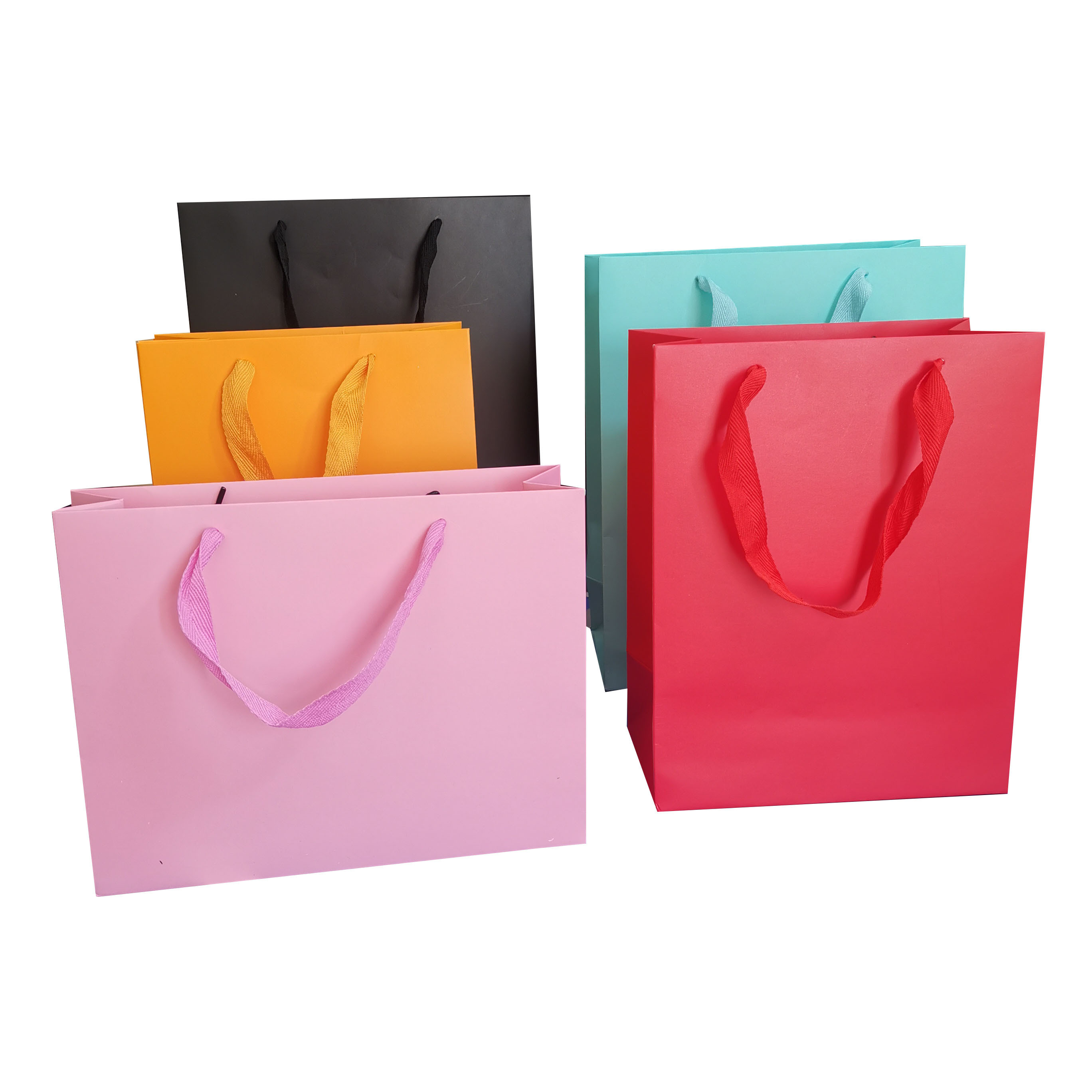 Eco Luxury Black Shoes Clothes packaging Paper bags Printed Custom Logo Clothing Shopping Gift Jewelry Wine Paper bag