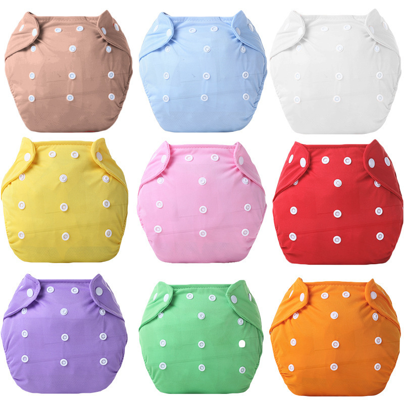 Wholesale Baby Diapers Bags Soild color Reusable baby diapers/nappies pants washable ecological cloth diapers for baby