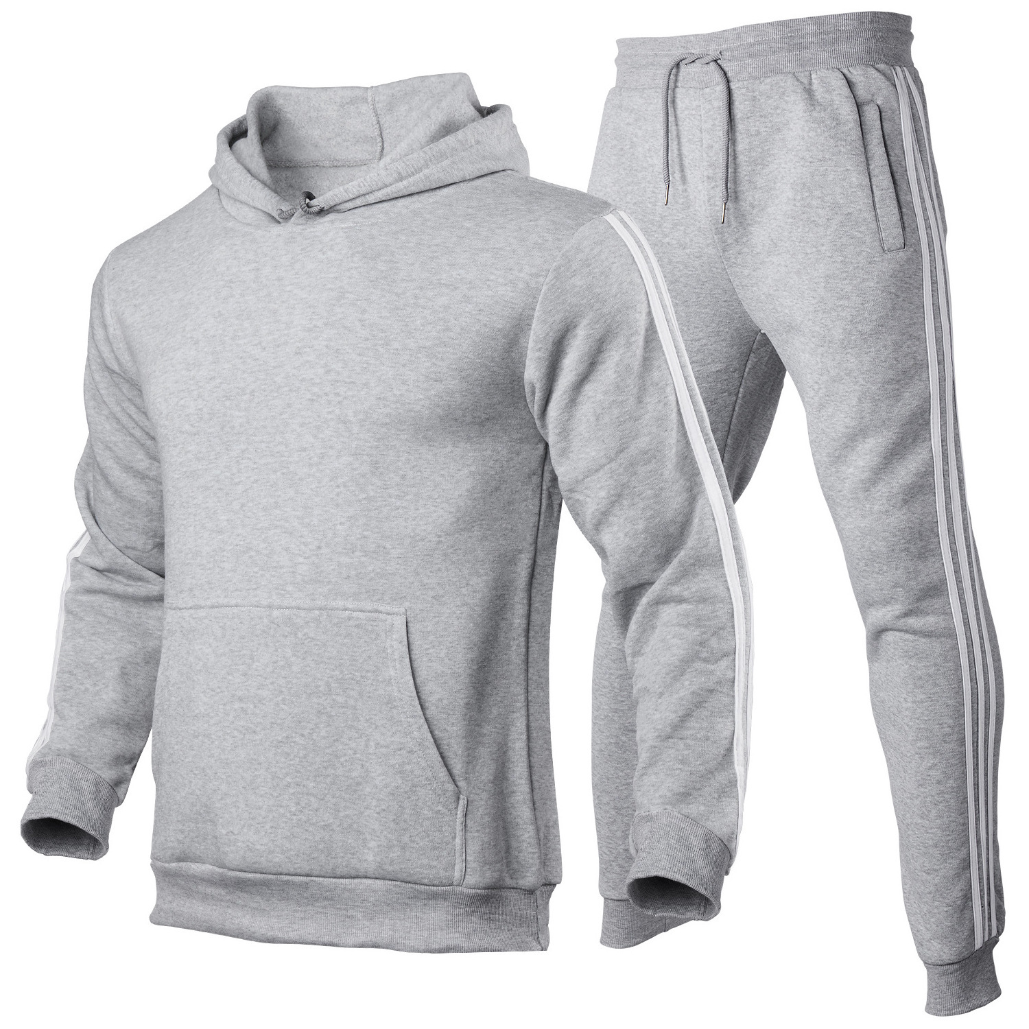 Men Tracksuit Custom Logo Blank Sweatsuit Unisex Sweat Track Suit Hood Fleece tracksuit Set Jogger Women Men Custom Sweatsuit