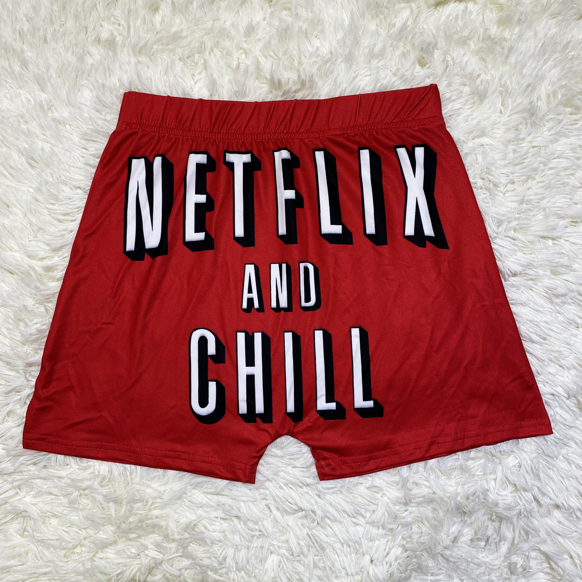 wholesale women high waisted biker workout boxers snack netflix and chill booty shorts