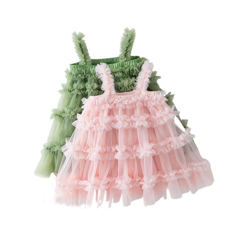 Hot sale Cute baby girl party dress kids tulle tutu princess dress children's clothes