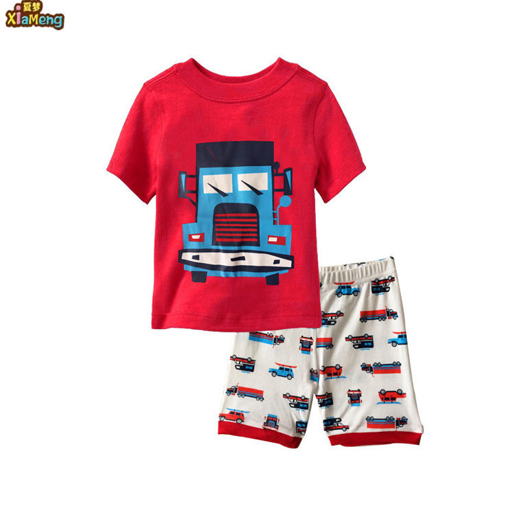 2021 short sleeve pajamas kids cartoon characters fall and winter pajamas sets pajama terno for kids