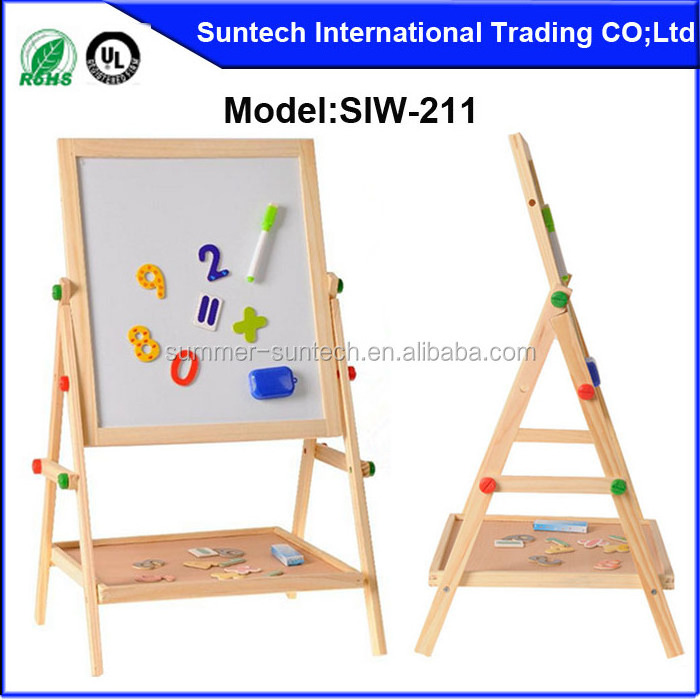 Hot sell early education baby wooden Chuncan Hot Sale Kids Wooden Magnetic Drawing Board