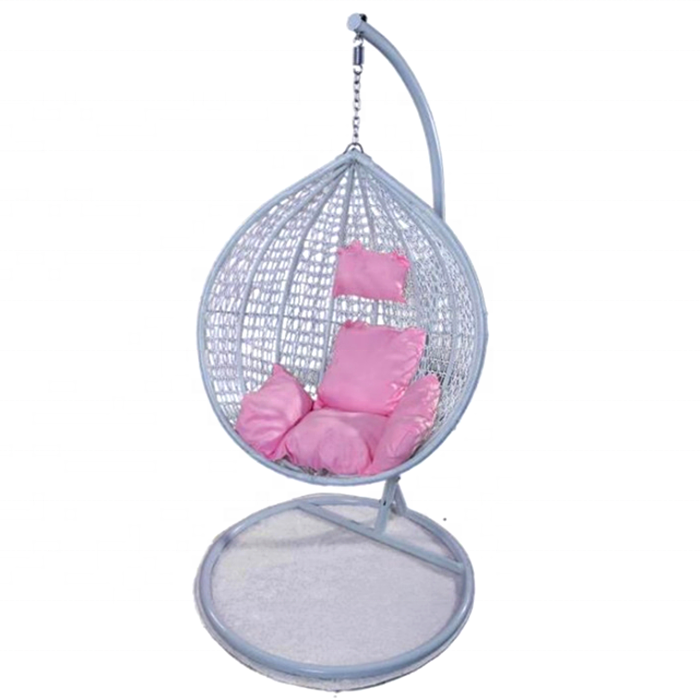 Hot sales Egg Nest Shaped Wicker Rattan Swing Chair Hanging Hammock furniture, egg hammock chair