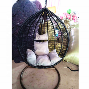 Outdoor rattan hanging swing chair hammocks swing egg chair