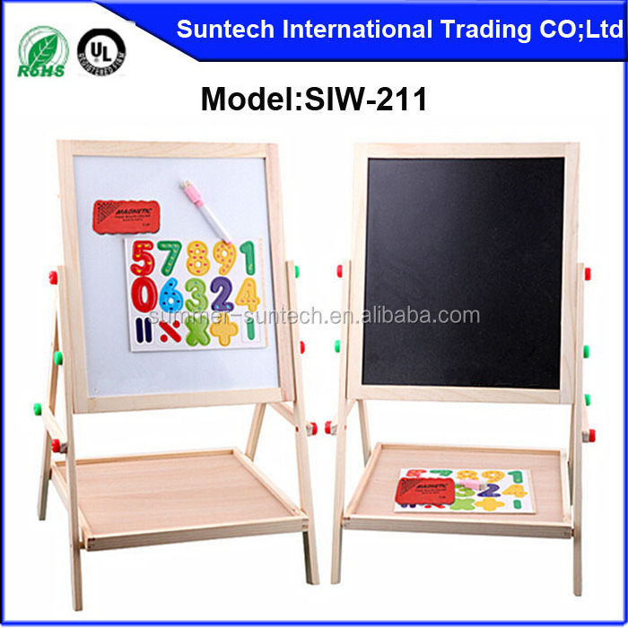 Hot sell early education baby wooden Chuncan Hot Sale Kids Wooden Magnetic Drawing Board